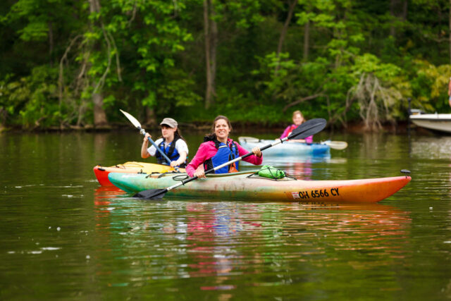 Kayaks on the Move - Photo Peter Emmett