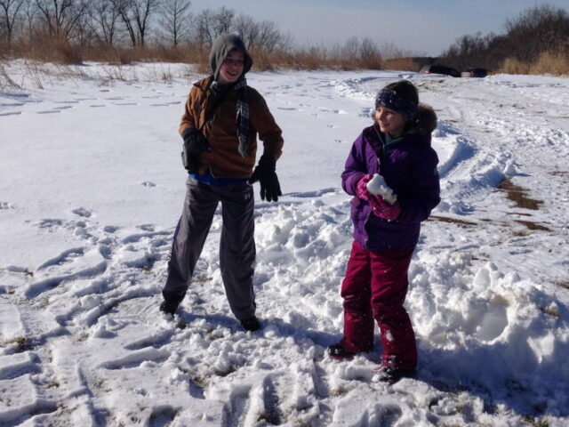 Case Thomas and EJ Thomas Take a Break from Eagle Searching