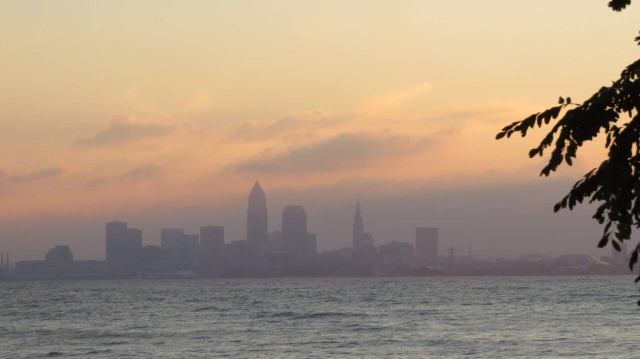 Cleveland skyline by Corinna Honscheid