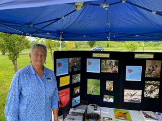 Outreach Coordinator Sheila Fagan At the CA Table