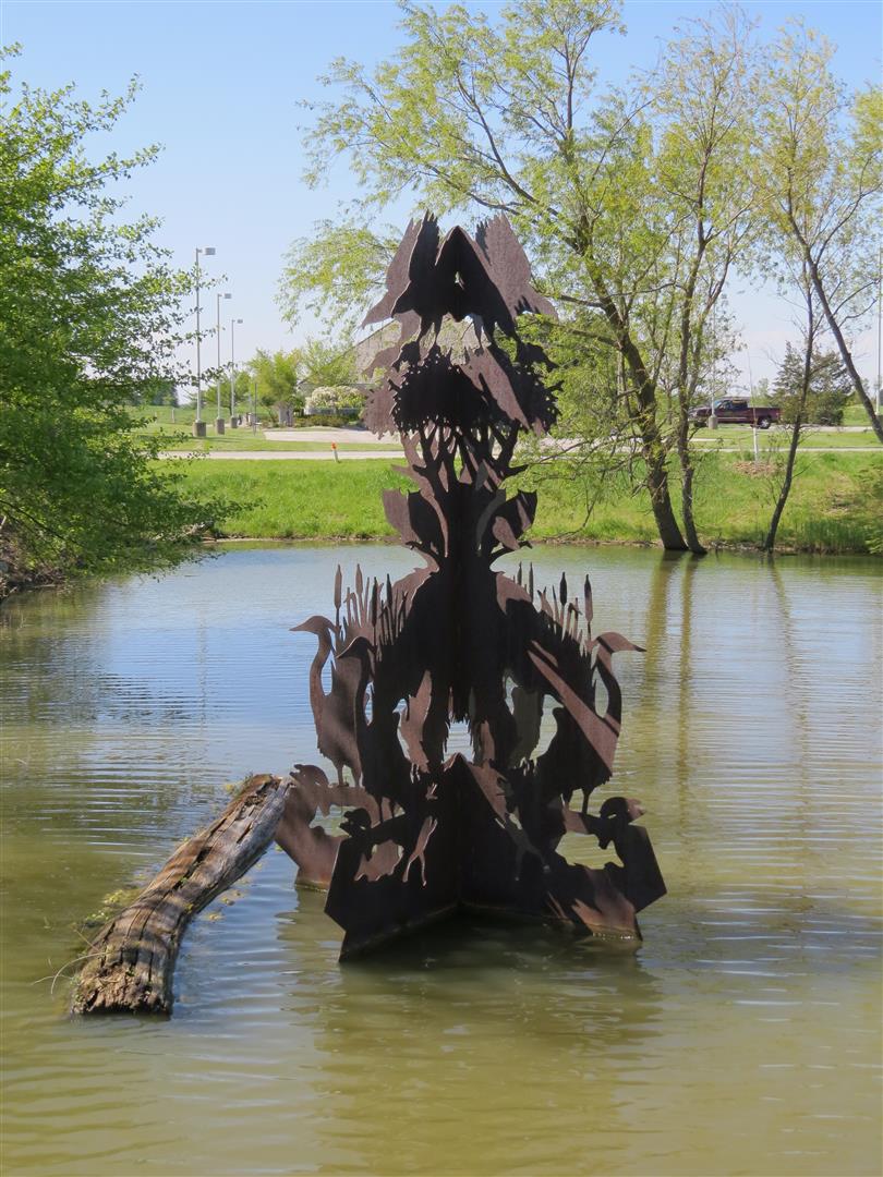 Outdoor Art at Maumee Bay State Park Nature Center (Photo Bill Heck)