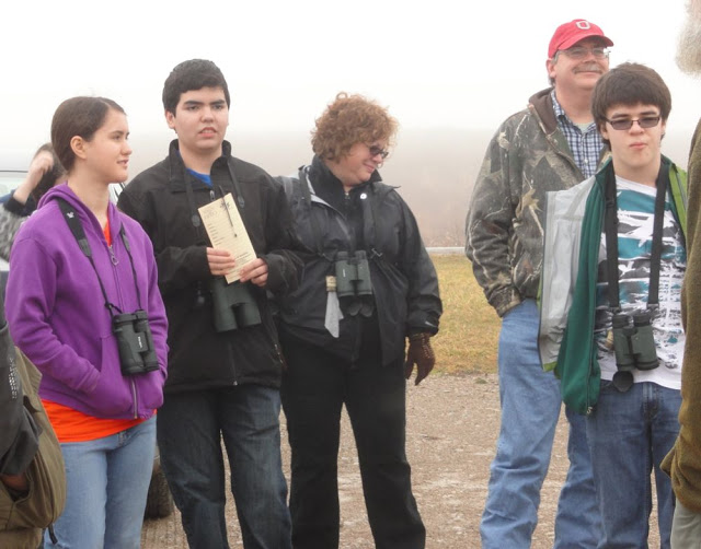 OYBC members and advisors take a break at The Wilds