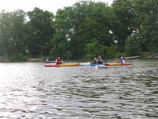 Kayaks away!